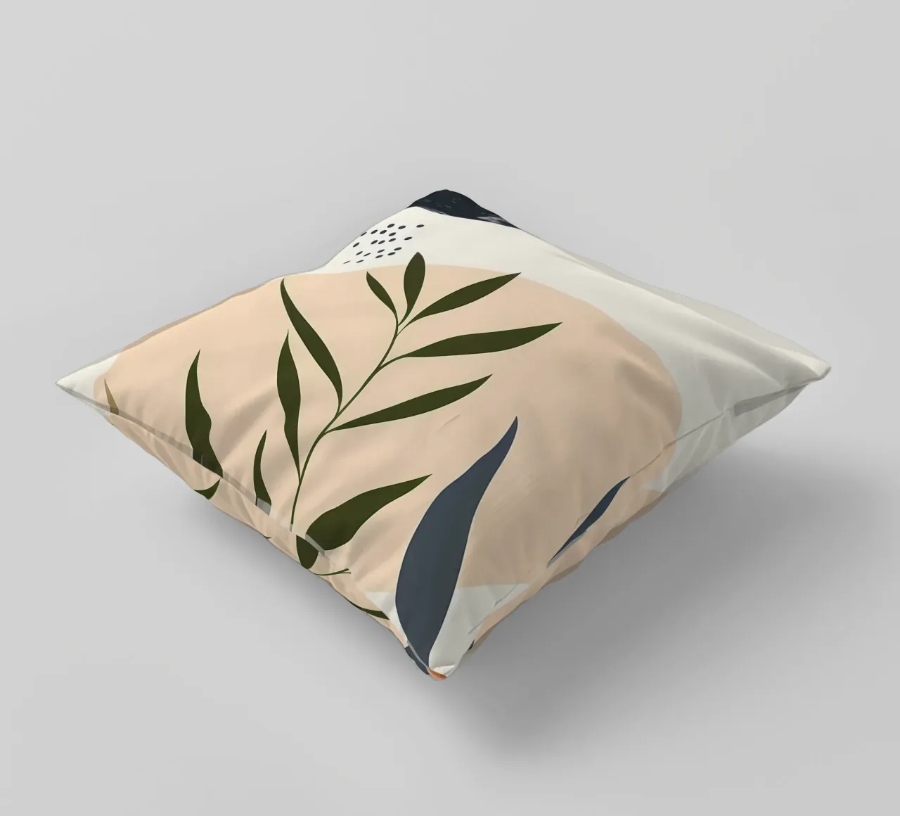 Astratto floreale botanico cuscino da Locquinn Fuller