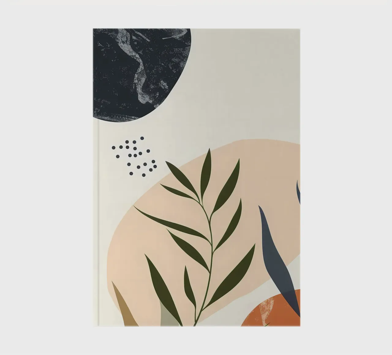 Abstract floral botanic notebook by Locquinn Fuller