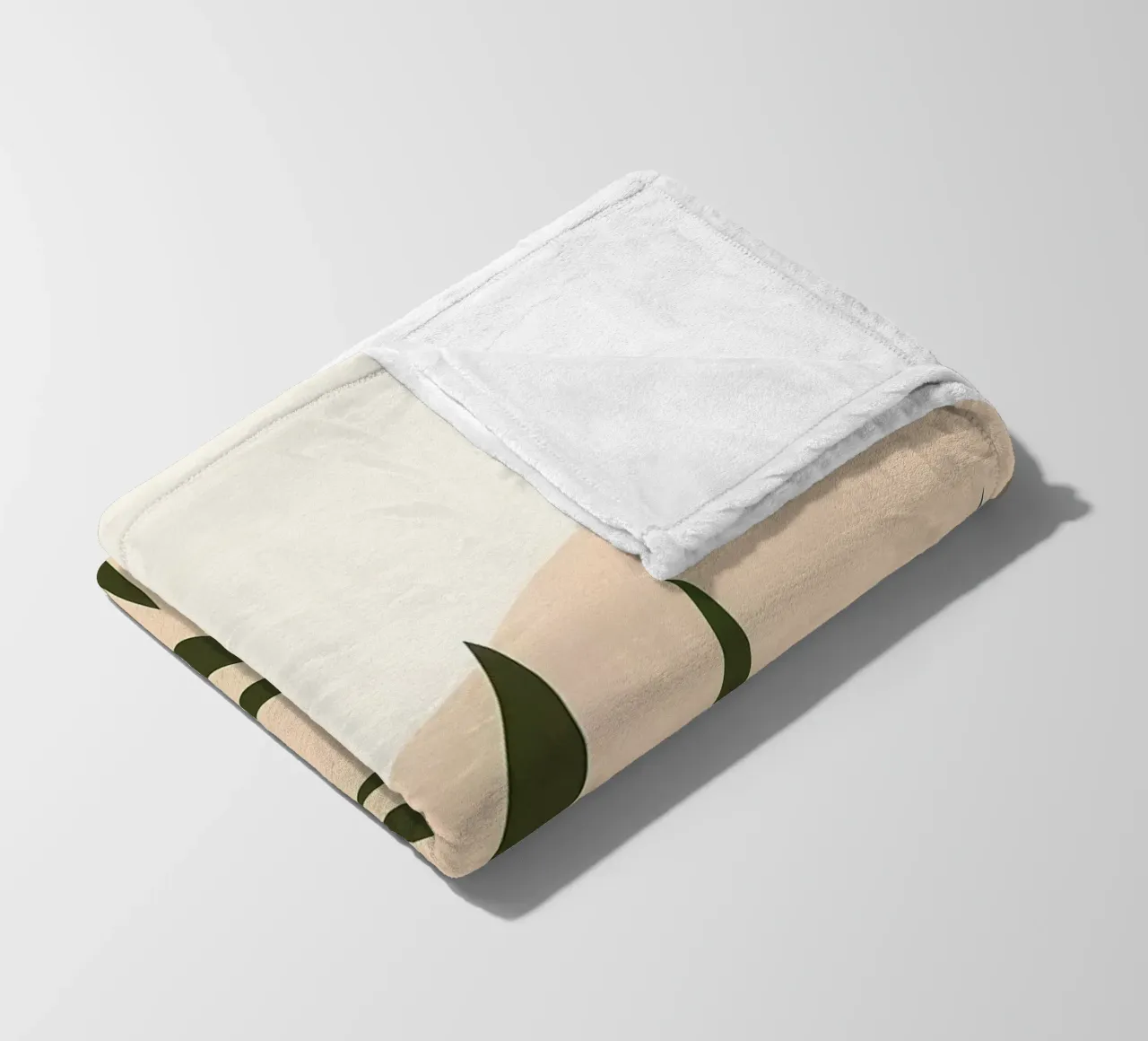 Astratto floreale botanico coperta in pile da Locquinn Fuller