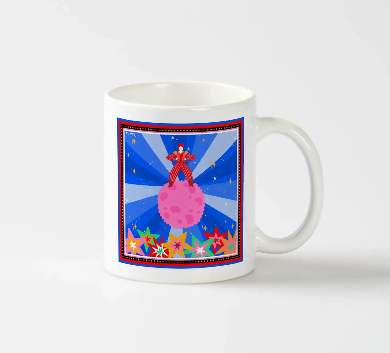 Starman tazza in ceramica da tiento