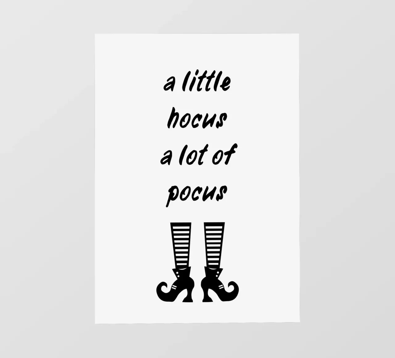 A little hocus a lot of pocus telo in pvc da HolidaysCandyWalls