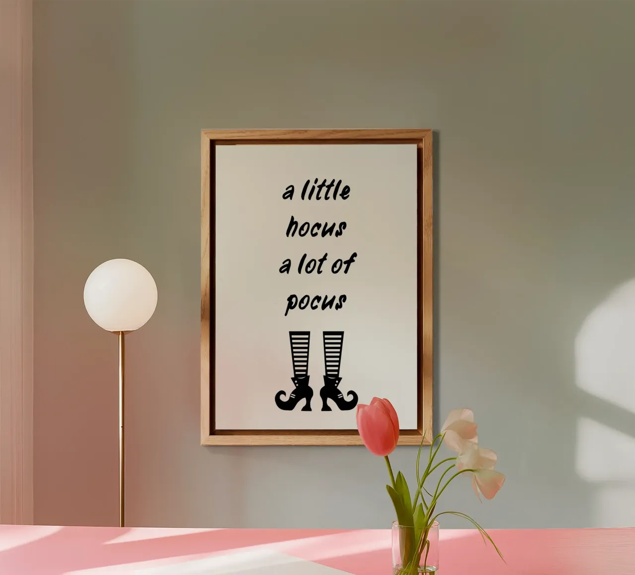A little hocus a lot of pocus alluminio dibond da HolidaysCandyWalls