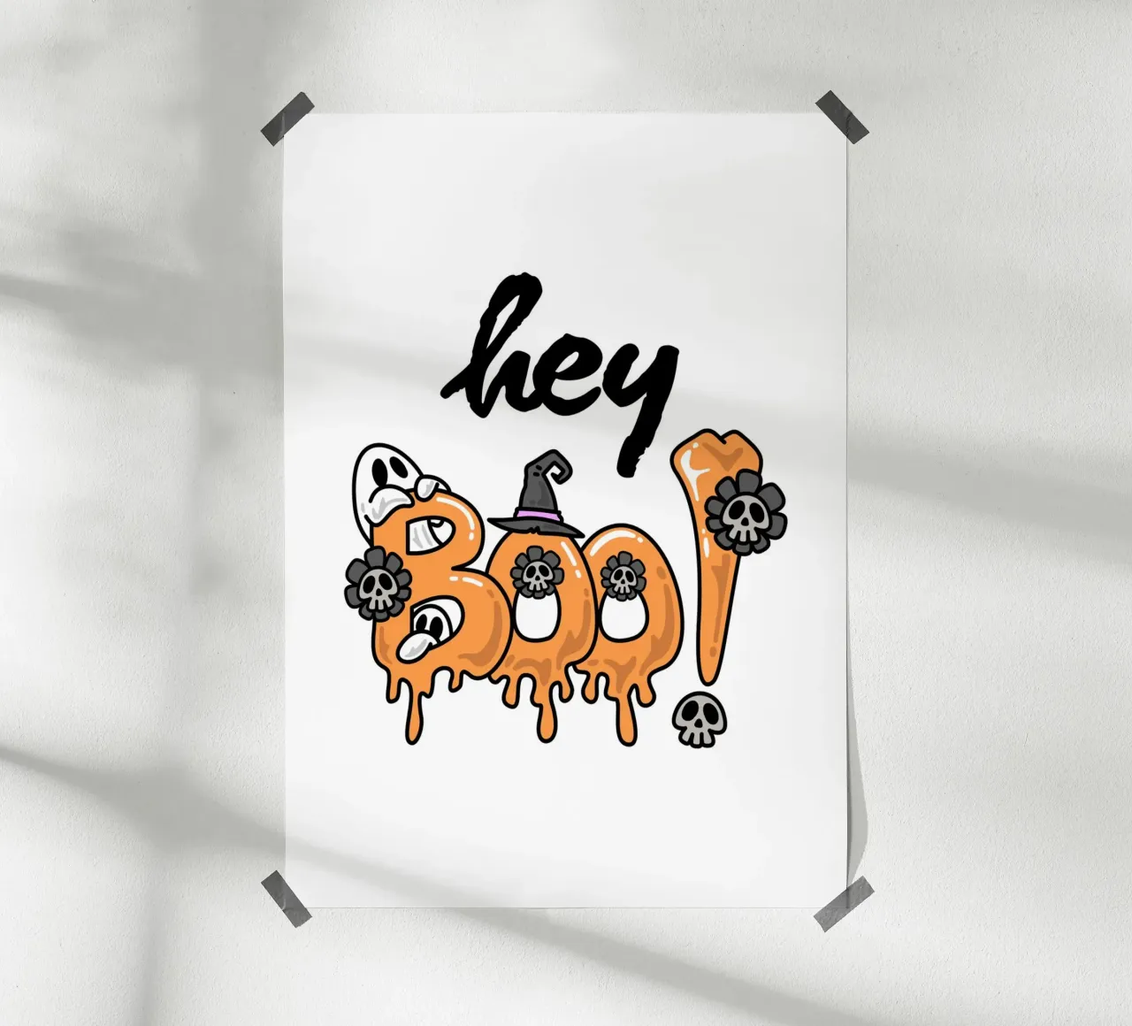 Hey boo carta hahnemühle da HolidaysCandyWalls