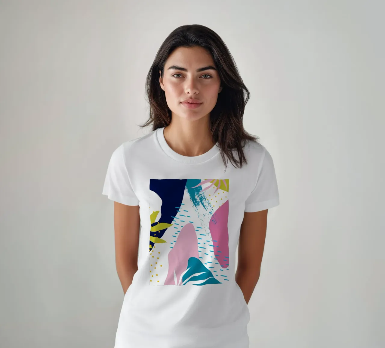 Astratto t-shirt da Locquinn Fuller