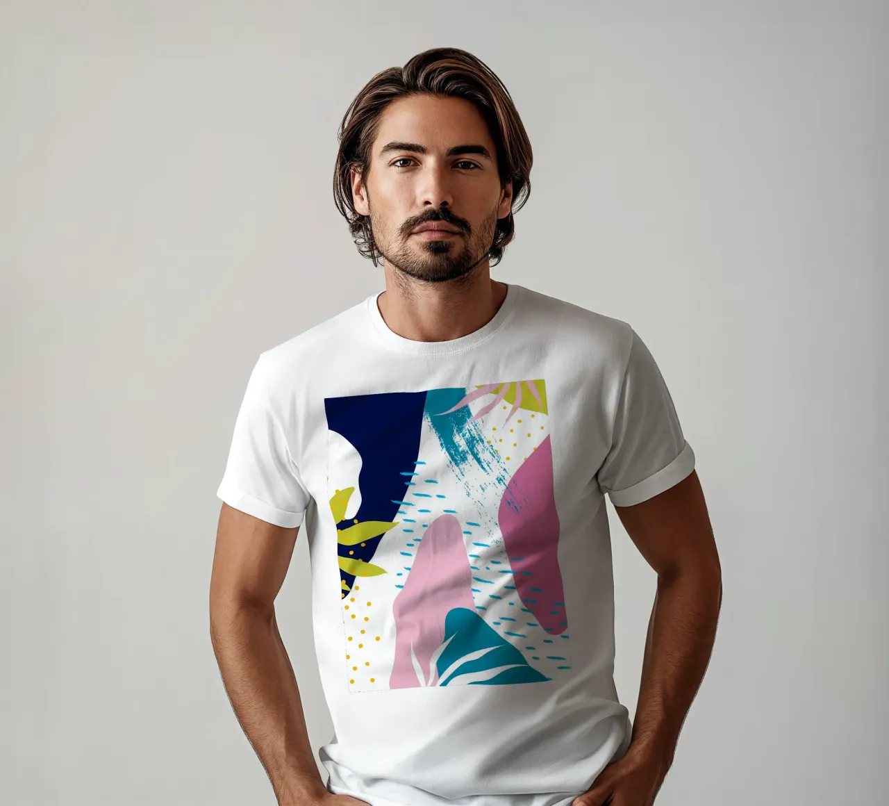 Astratto t-shirt da Locquinn Fuller