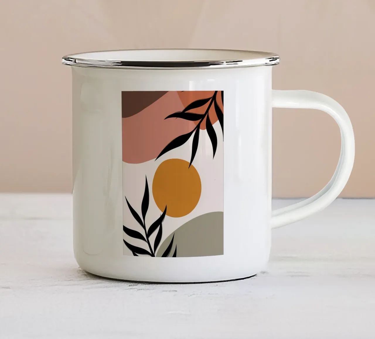 bihi arte tazza in smalto da Locquinn Fuller