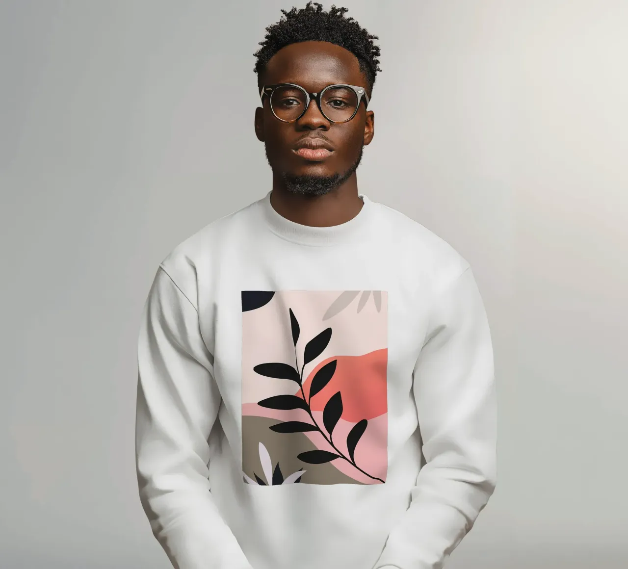 Arte floreale minimalista bohémien felpa da Locquinn Fuller