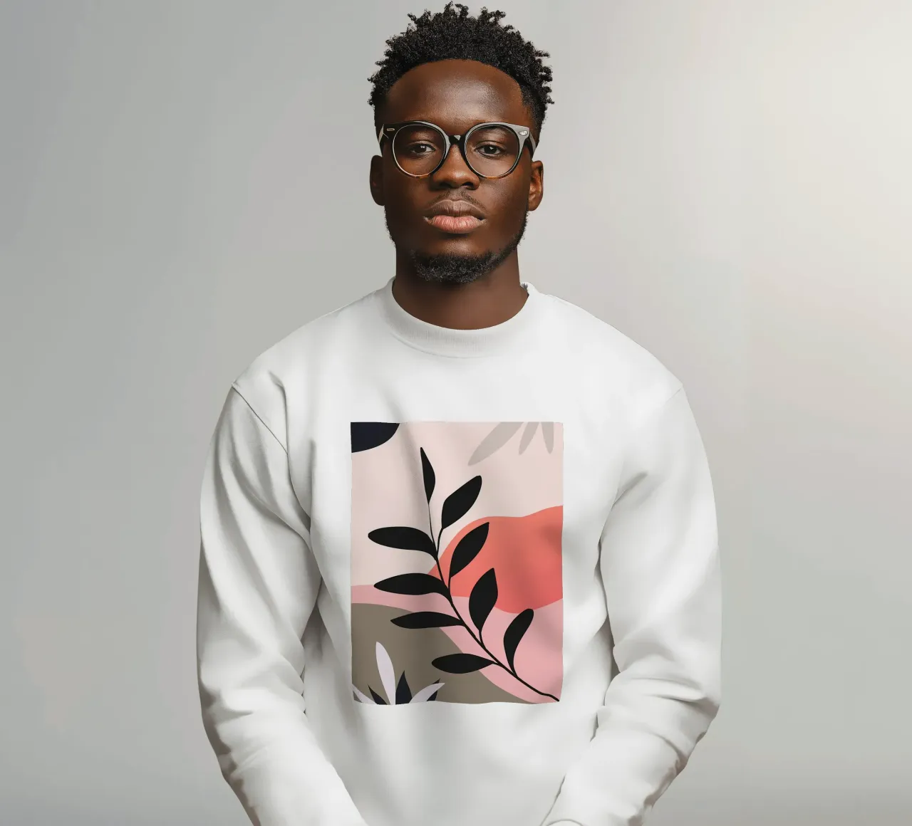 Arte floreale minimalista bohémien felpa da Locquinn Fuller