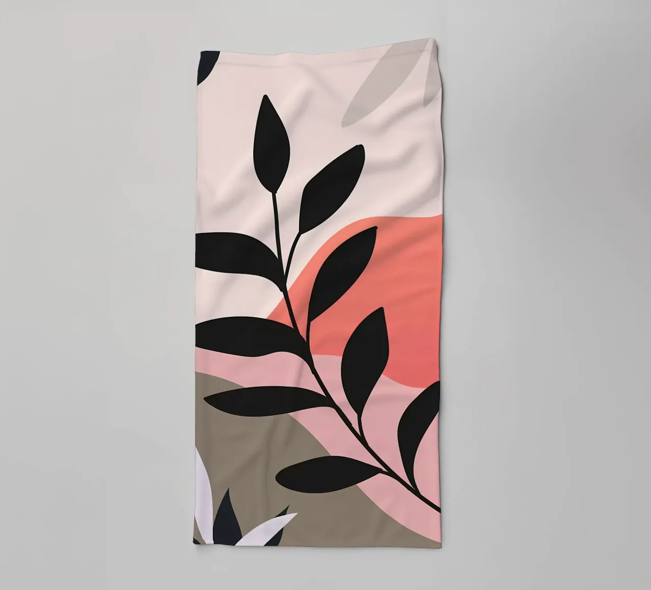 Boho Minimal Floral Kunst Handtuch von Locquinn Fuller