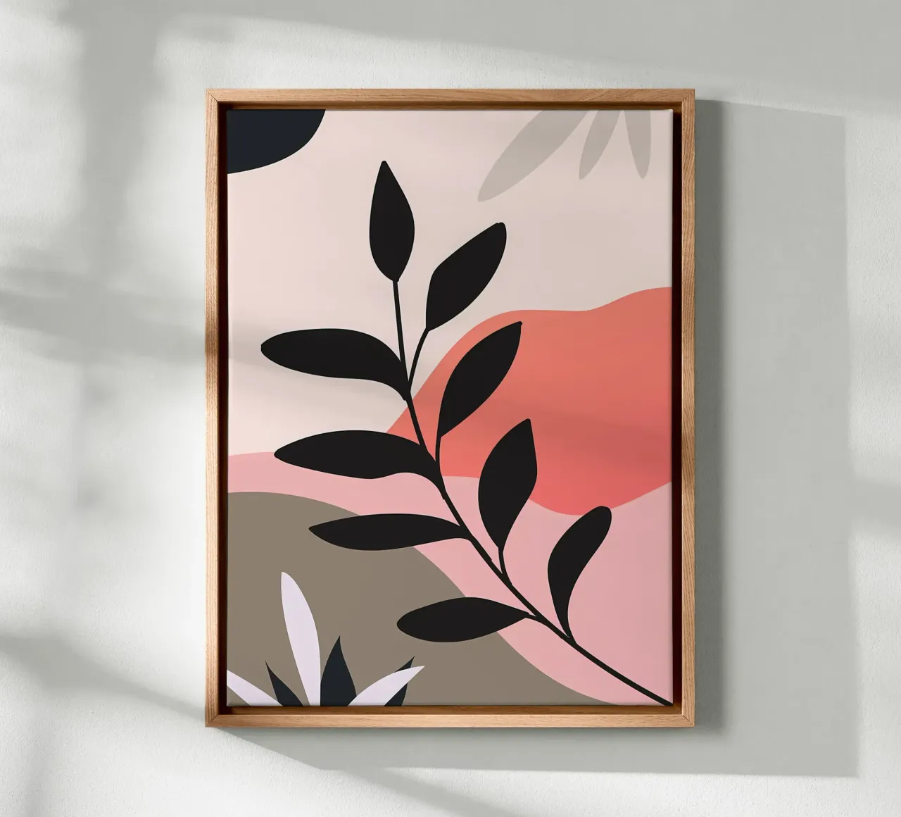 Boho Minimal Bloemsierkunst canvas van Locquinn Fuller