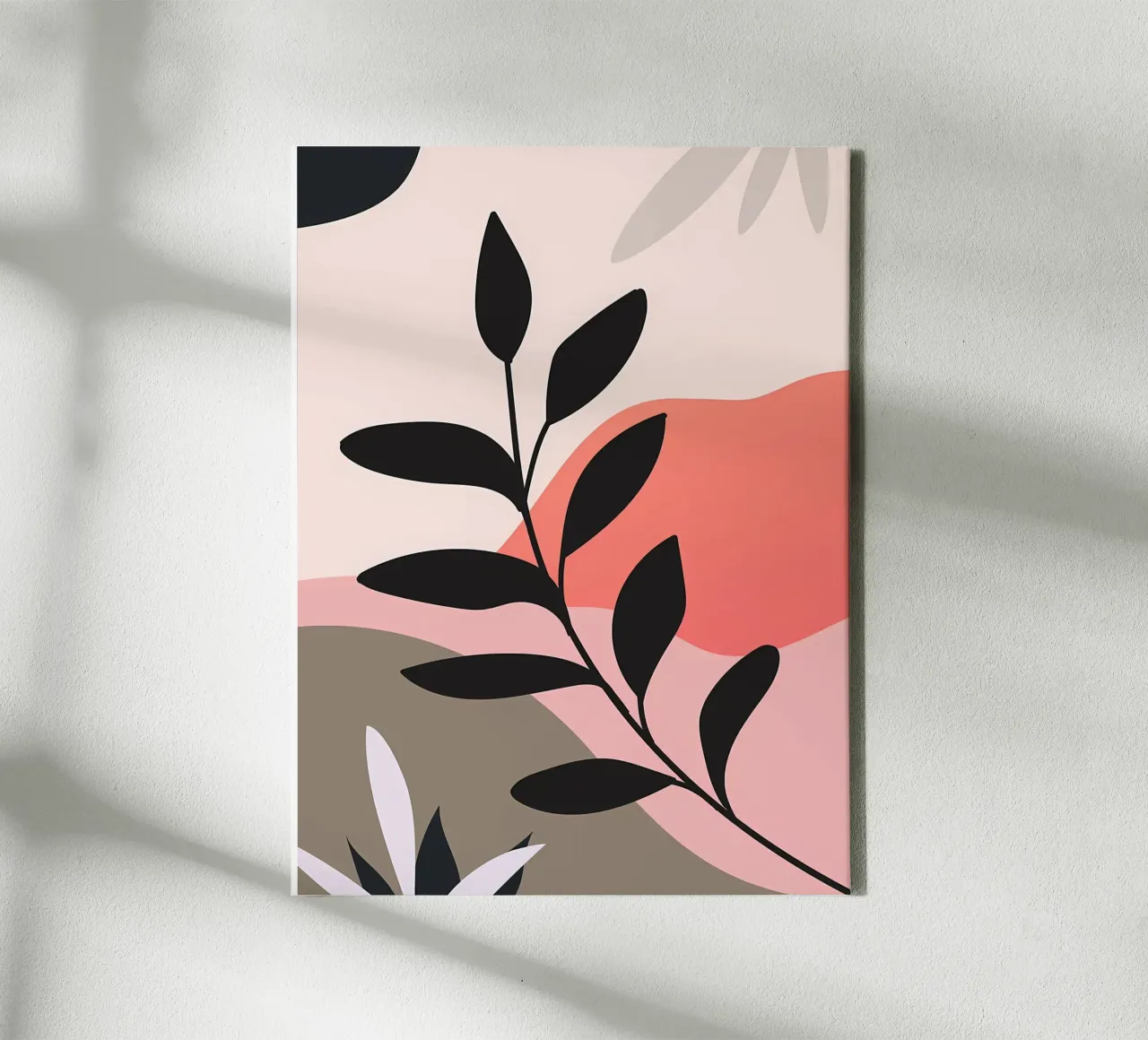 Boho Minimal Bloemsierkunst canvas van Locquinn Fuller