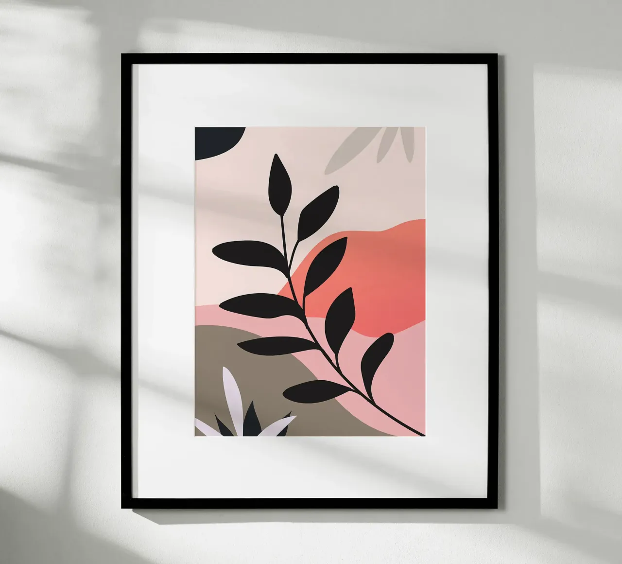 Boho Minimal Floral Kunst Hahnemühle von Locquinn Fuller