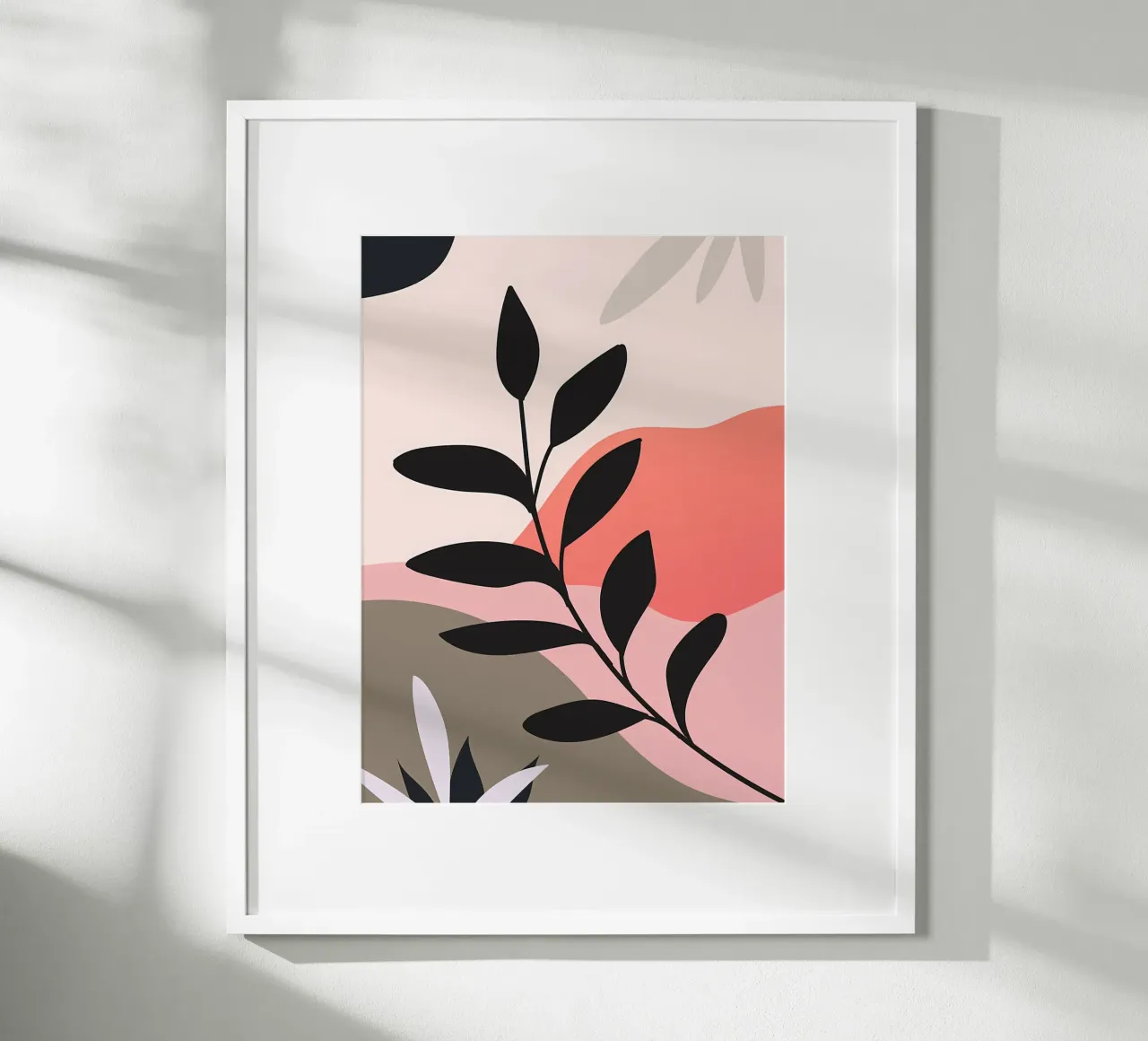 Boho Minimal Floral Kunst Hahnemühle von Locquinn Fuller