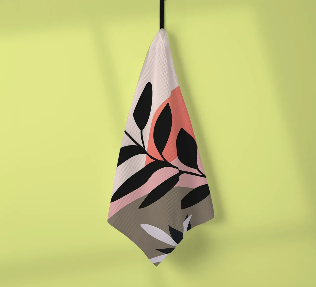 Boho Minimal Bloemsierkunst theedoek van Locquinn Fuller