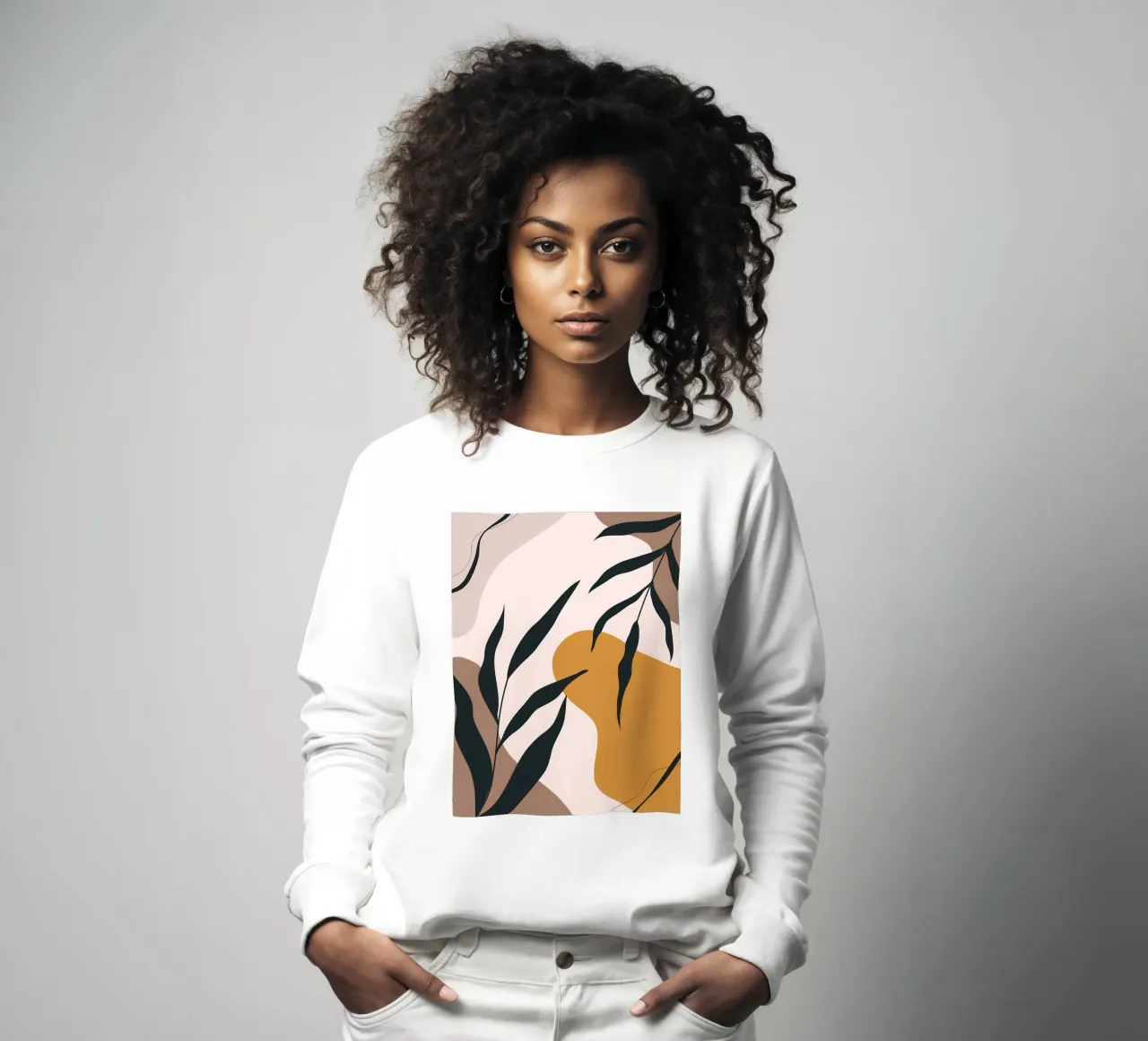 Disegni minimalisti Boho felpa da Locquinn Fuller
