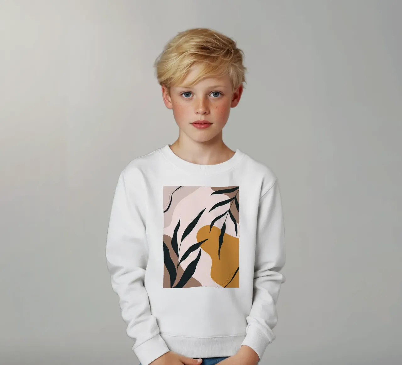 Disegni minimalisti Boho felpa bambino da Locquinn Fuller
