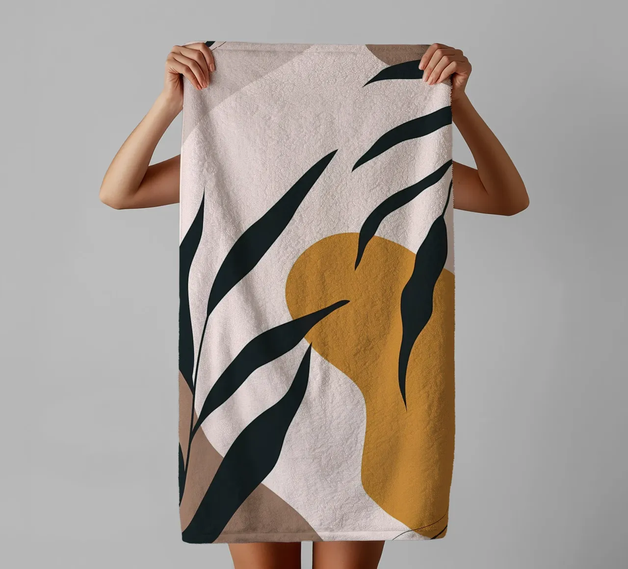 Boho Minimalist designs towel by Locquinn Fuller