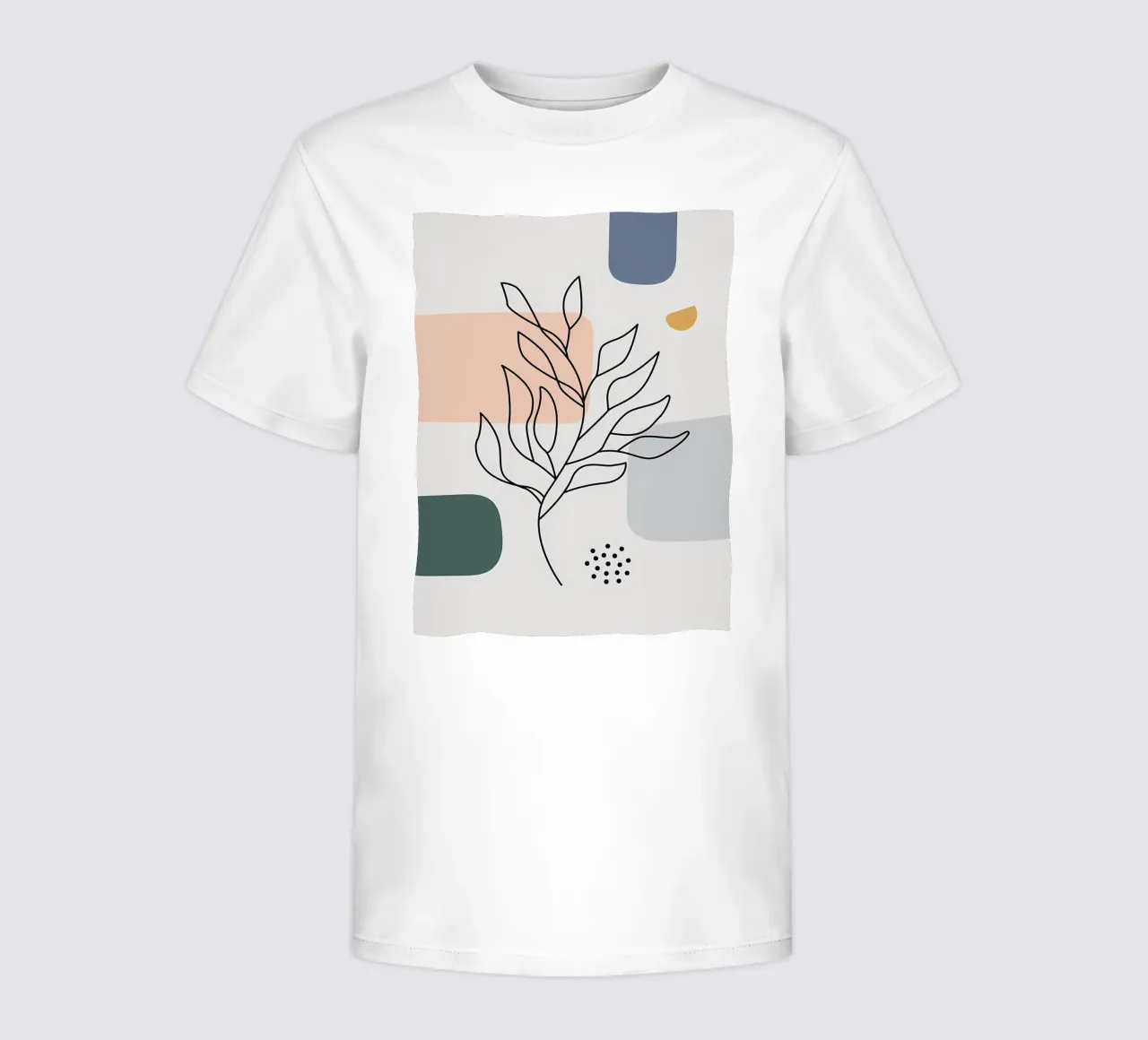 Astratto floreale botanico t-shirt bambini da Locquinn Fuller