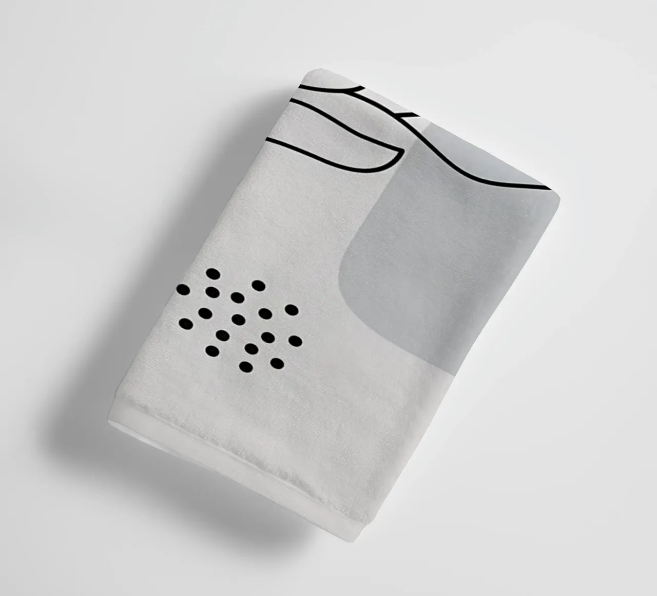 Astratto floreale botanico asciugamano da bagno da Locquinn Fuller
