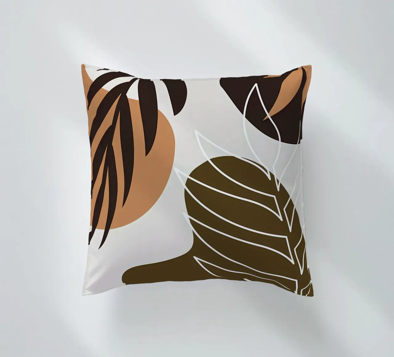 Foglia tropicale botanica cuscino da Locquinn Fuller