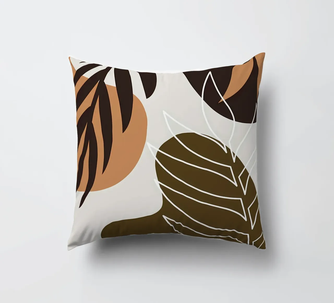 Foglia tropicale botanica cuscino da Locquinn Fuller