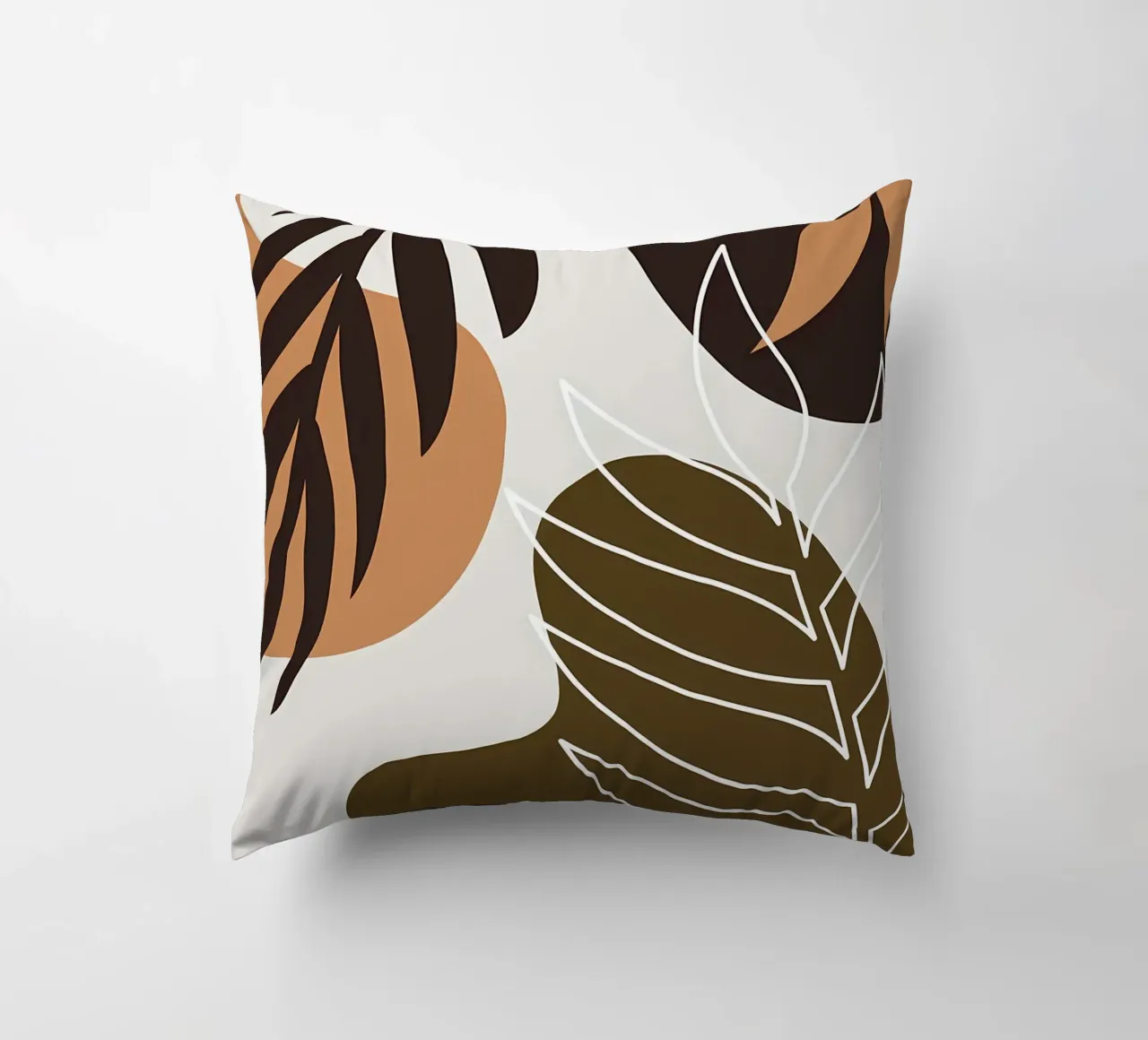 Foglia tropicale botanica cuscino da Locquinn Fuller