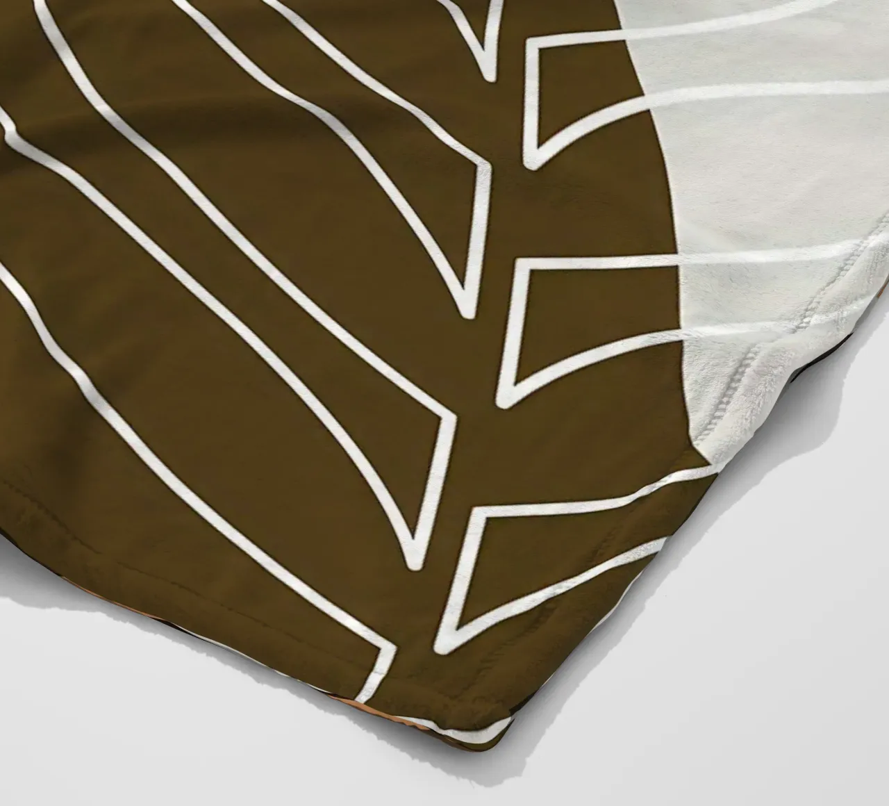 Foglia tropicale botanica coperta in pile da Locquinn Fuller