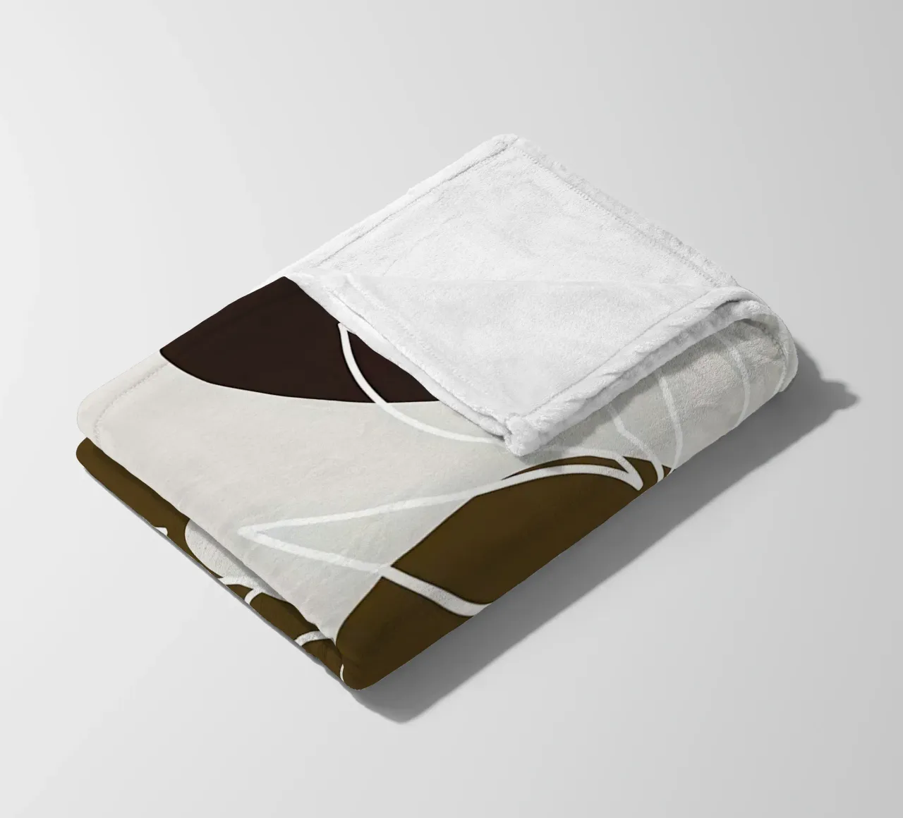 Foglia tropicale botanica coperta in pile da Locquinn Fuller