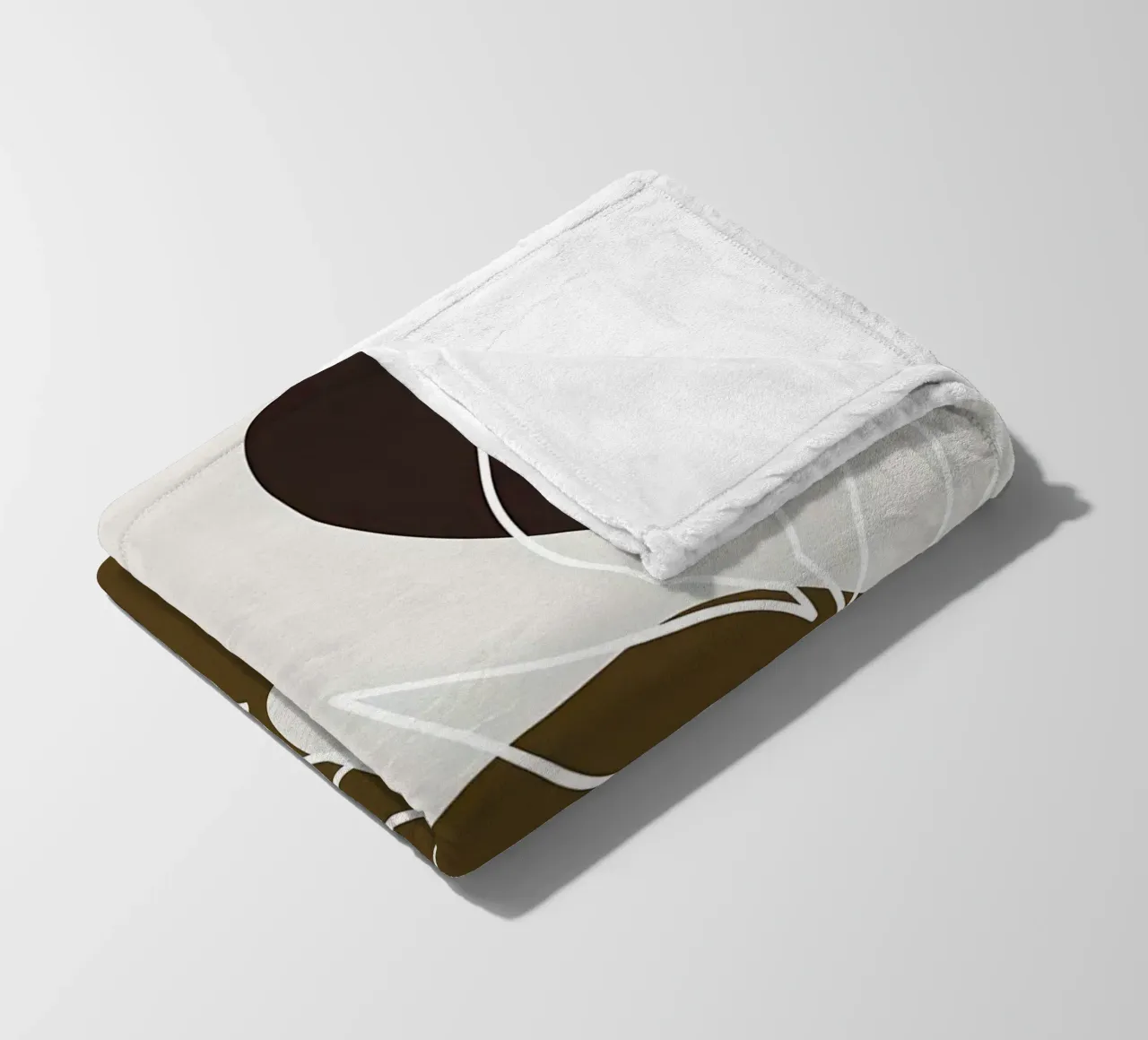 Foglia tropicale botanica coperta in pile da Locquinn Fuller