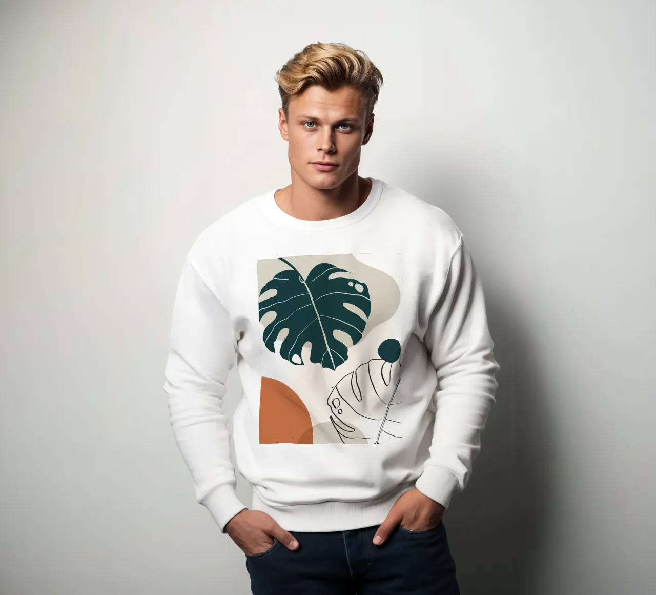 Botanica tropicale minimal felpa da Locquinn Fuller