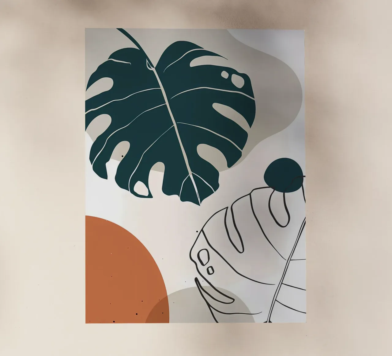 Botanica tropicale minimal pellicola backlit da Locquinn Fuller