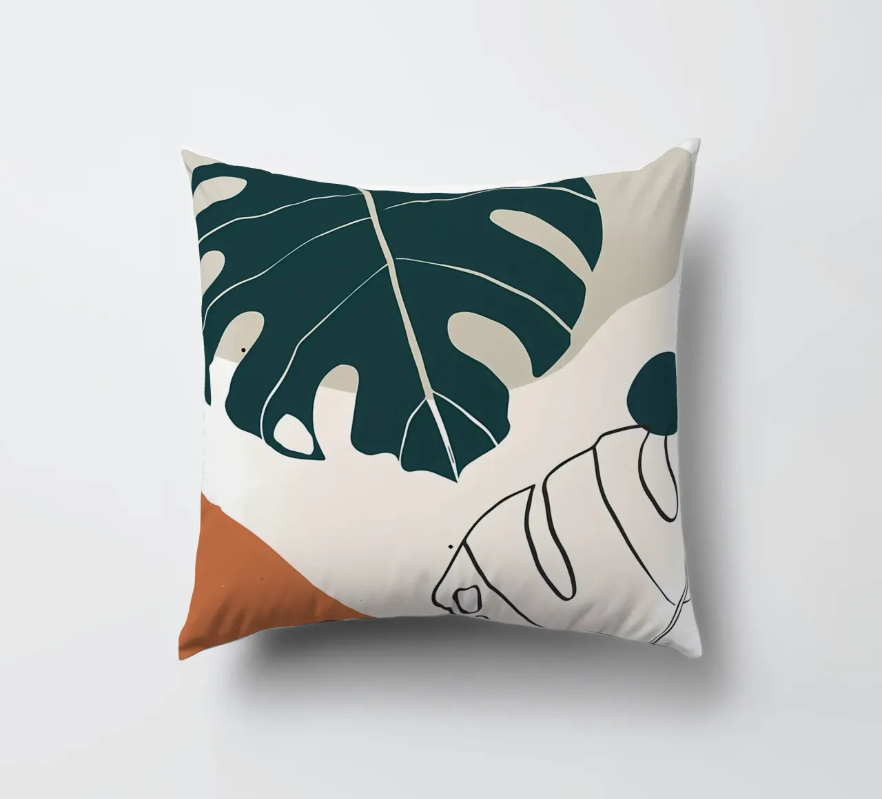 Botanica tropicale minimal cuscino da Locquinn Fuller