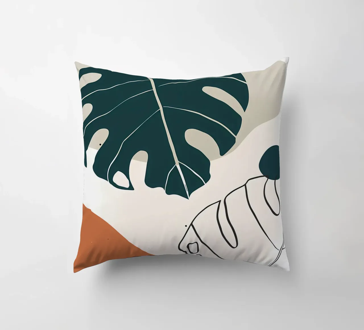 Botanica tropicale minimal cuscino da Locquinn Fuller