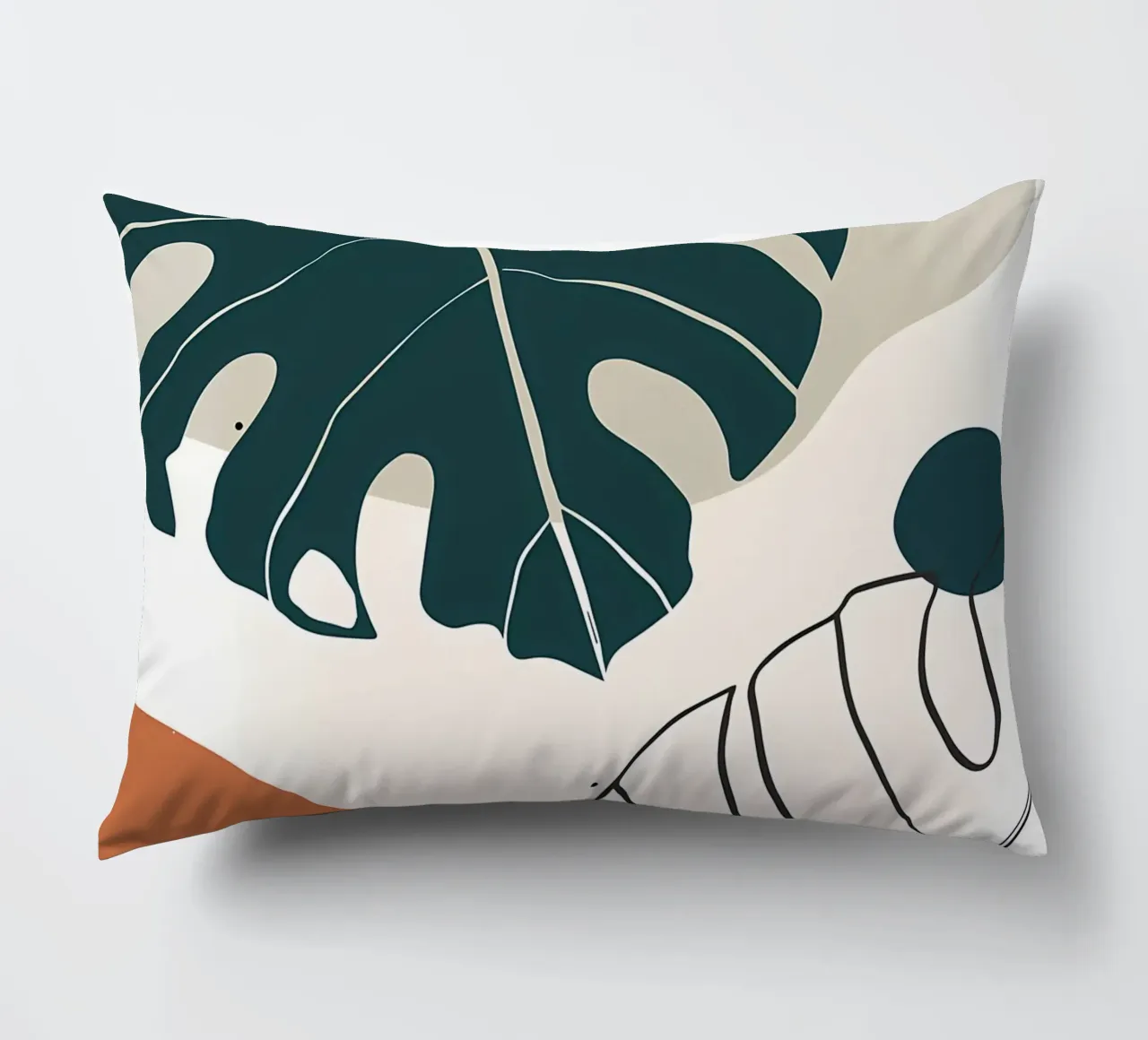Botanica tropicale minimal cuscino da Locquinn Fuller
