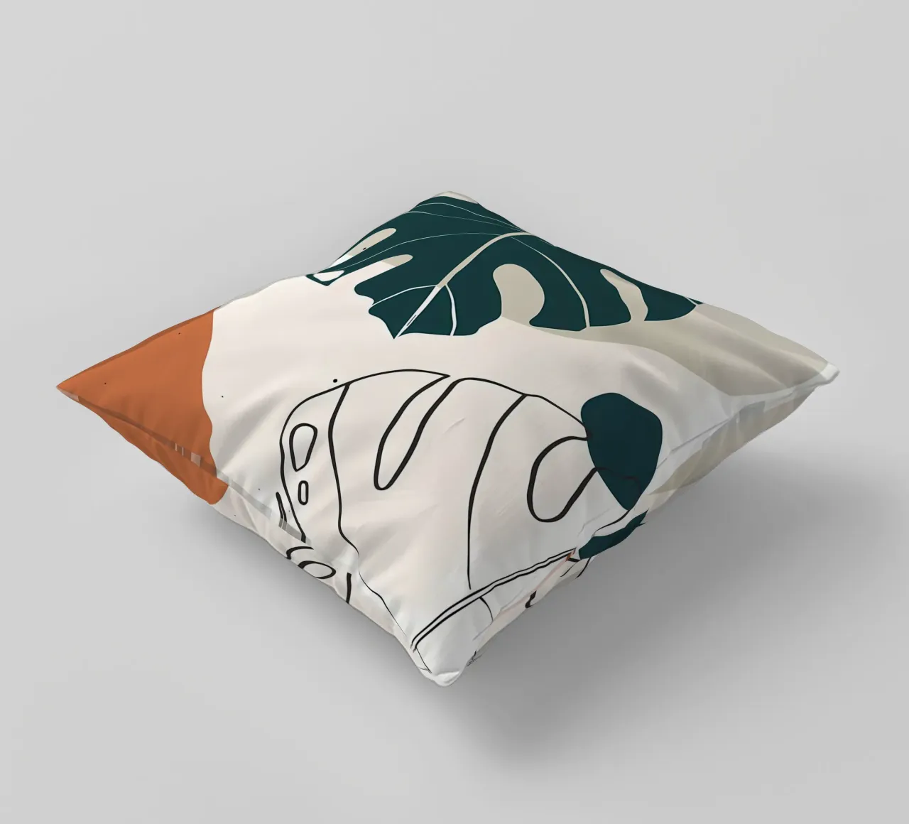 Botanica tropicale minimal cuscino da Locquinn Fuller