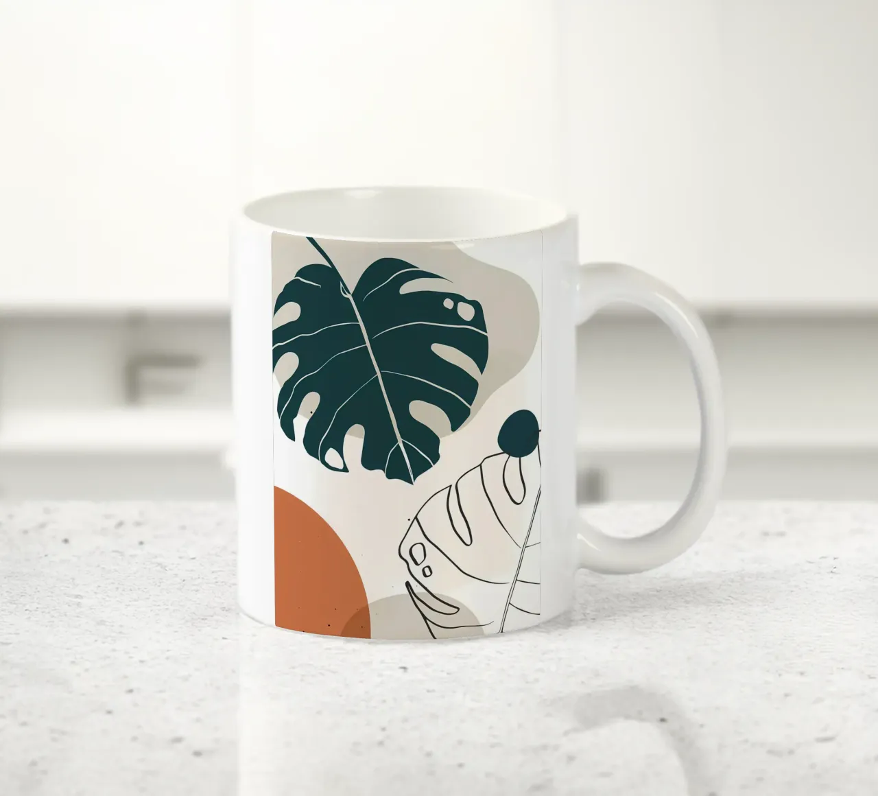 Botanica tropicale minimal tazza in ceramica da Locquinn Fuller
