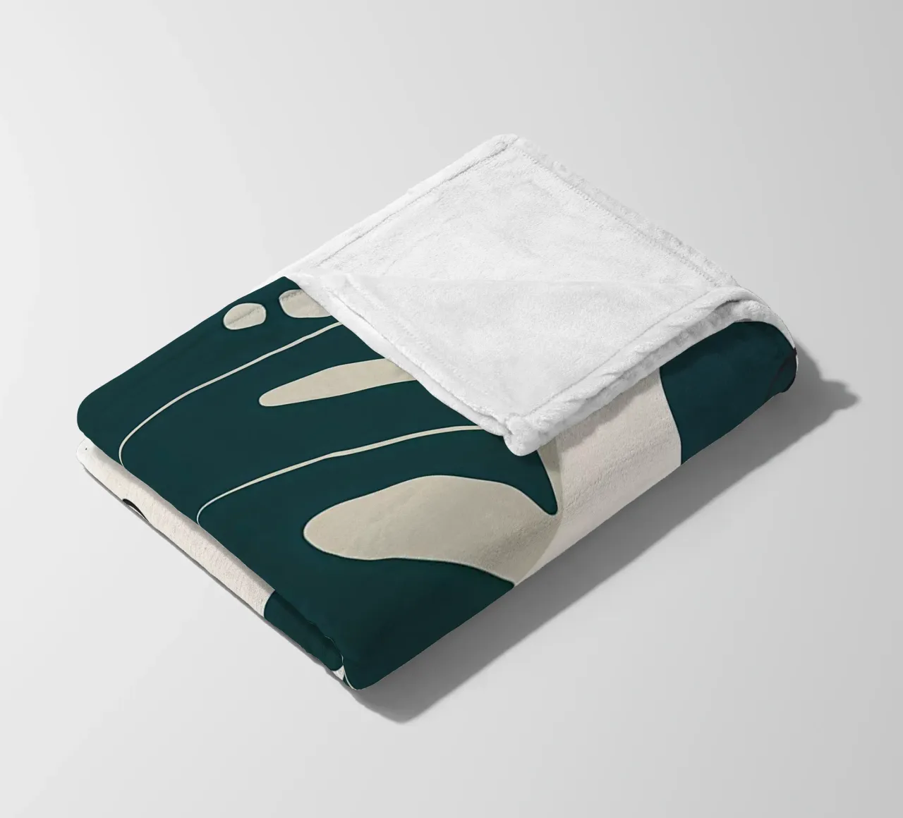 Botanica tropicale minimal coperta in pile da Locquinn Fuller
