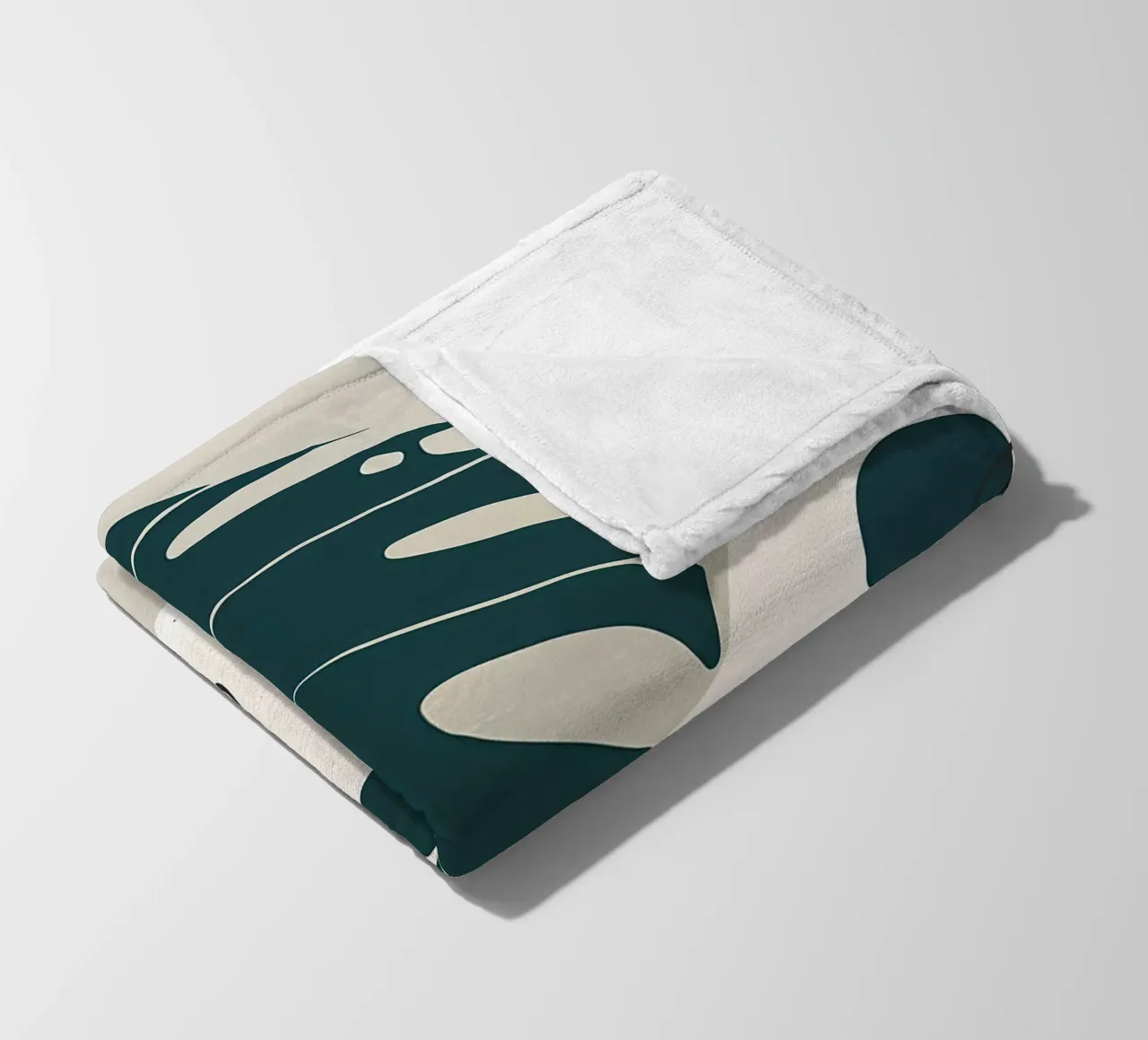 Botanica tropicale minimal coperta in pile da Locquinn Fuller