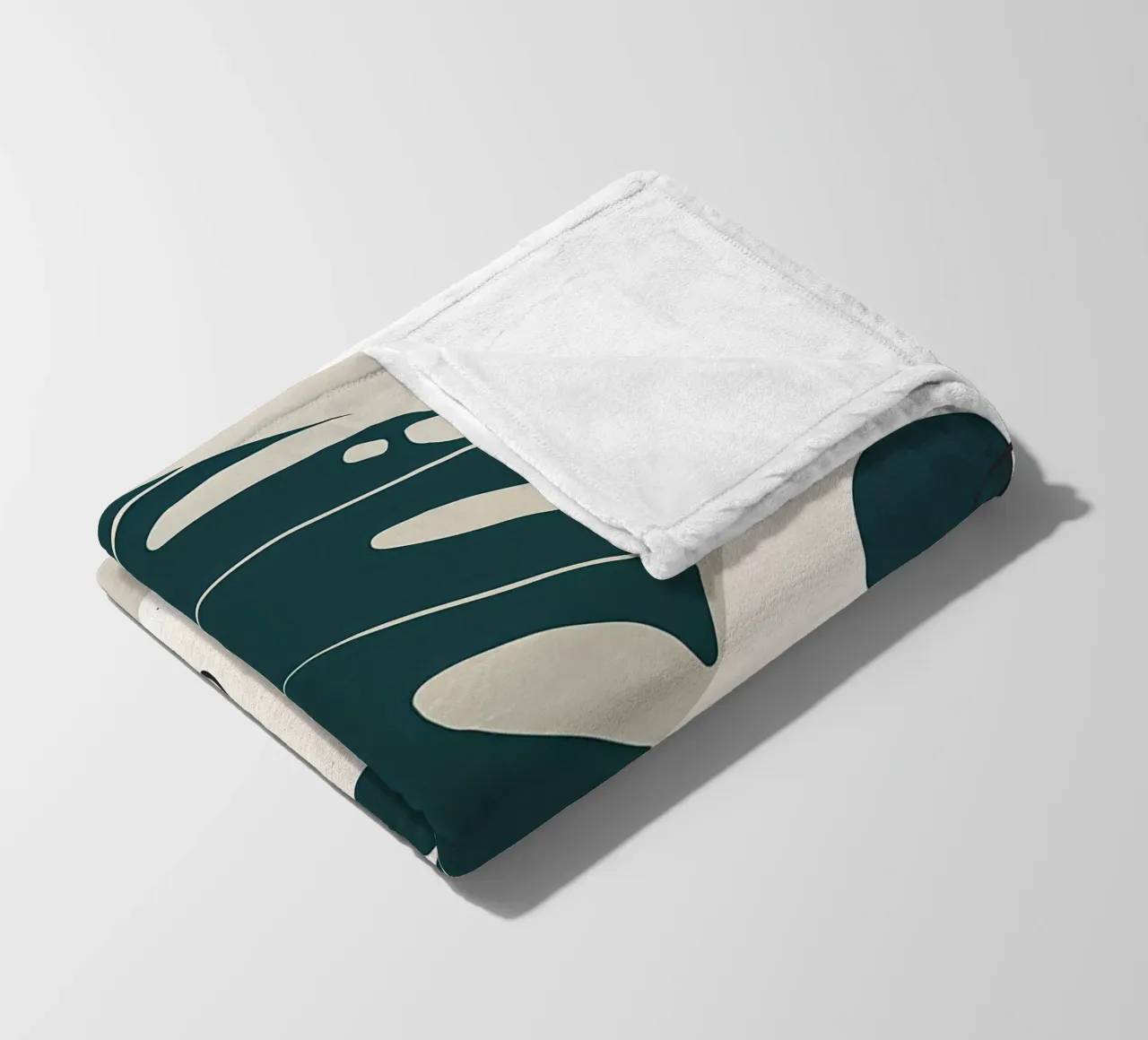 Botanica tropicale minimal coperta in pile da Locquinn Fuller