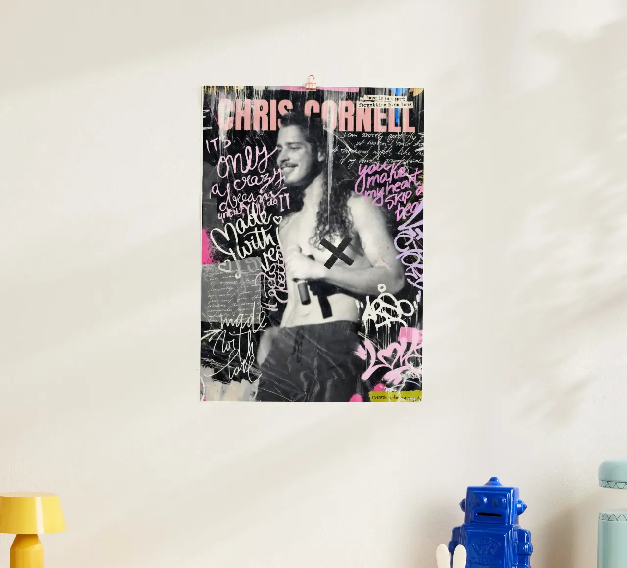 Chris Cornell poster da Digital Street art