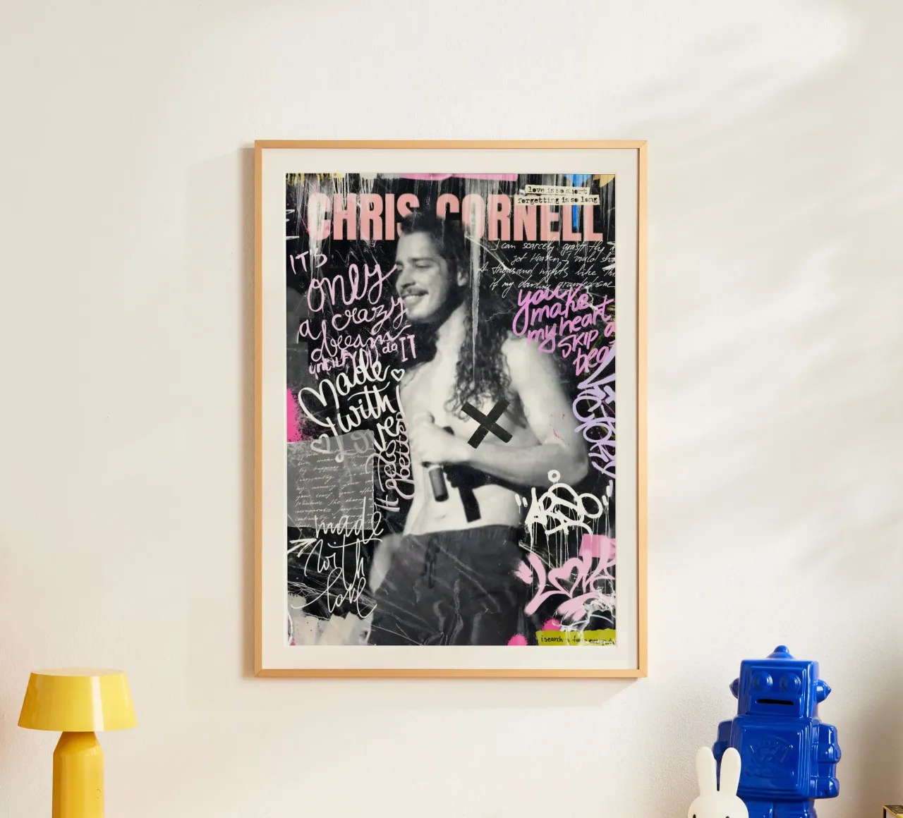 Chris Cornell carta hahnemühle da Digital Street art