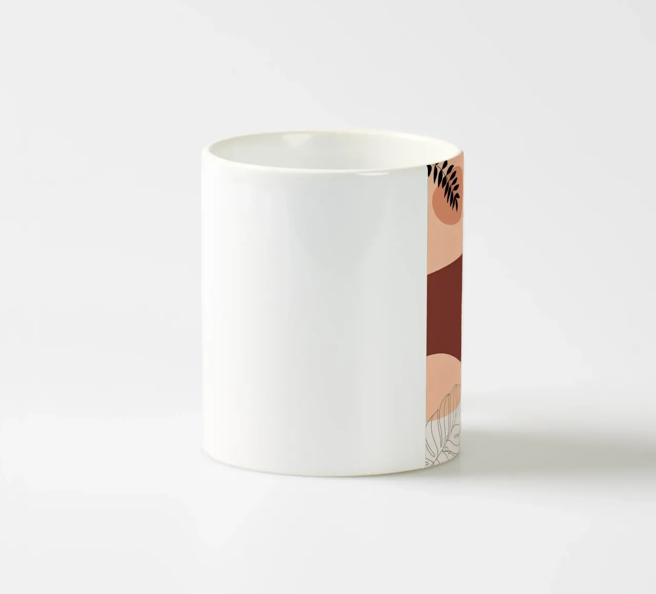 Natura marrone Arte Boho tazza in ceramica da Locquinn Fuller