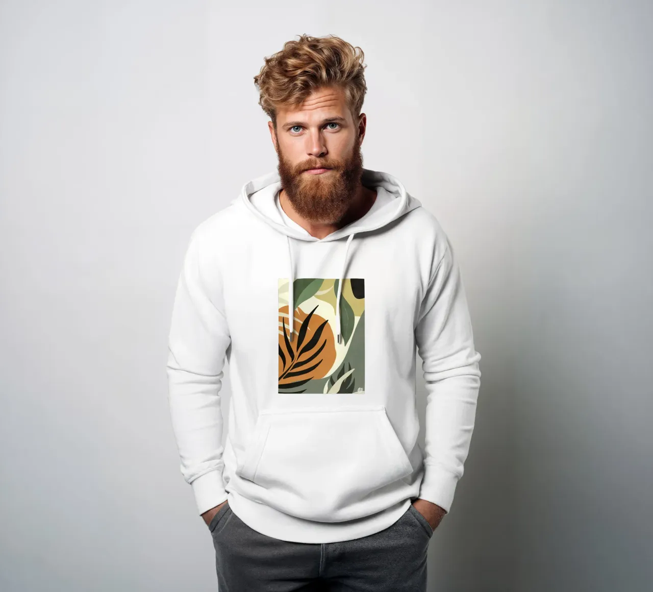 Calma Botanica felpa con cappuccio da Locquinn Fuller