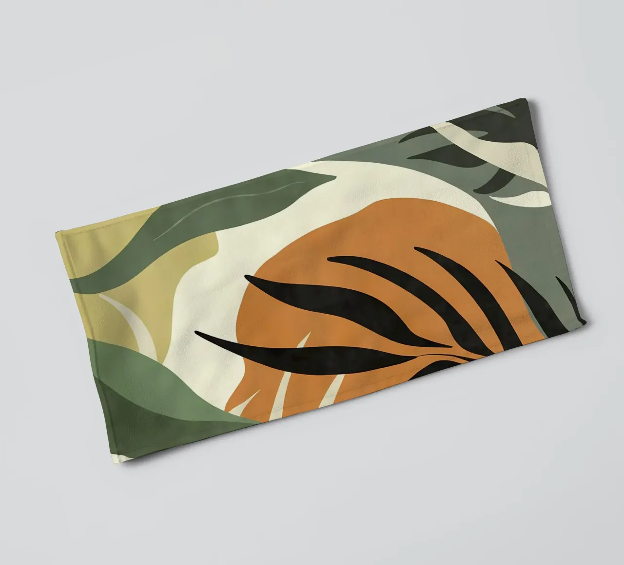 Calm Botanical towel by Locquinn Fuller
