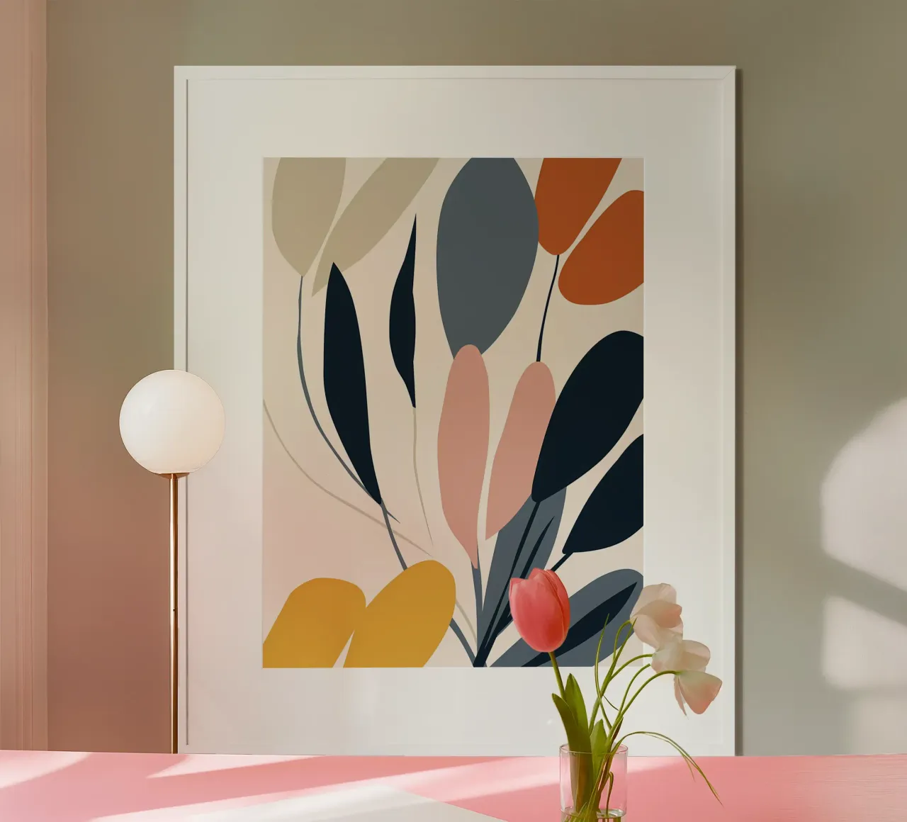 Arte floreale a linea continua carta hahnemühle da Locquinn Fuller
