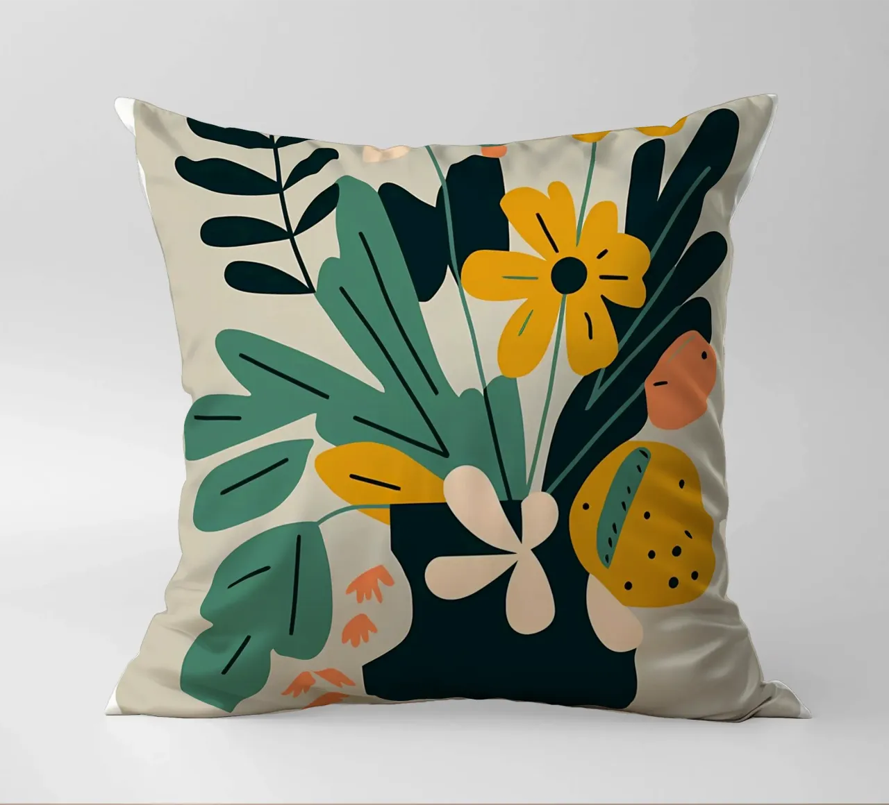 Illustrazione di fiori cuscino da Locquinn Fuller