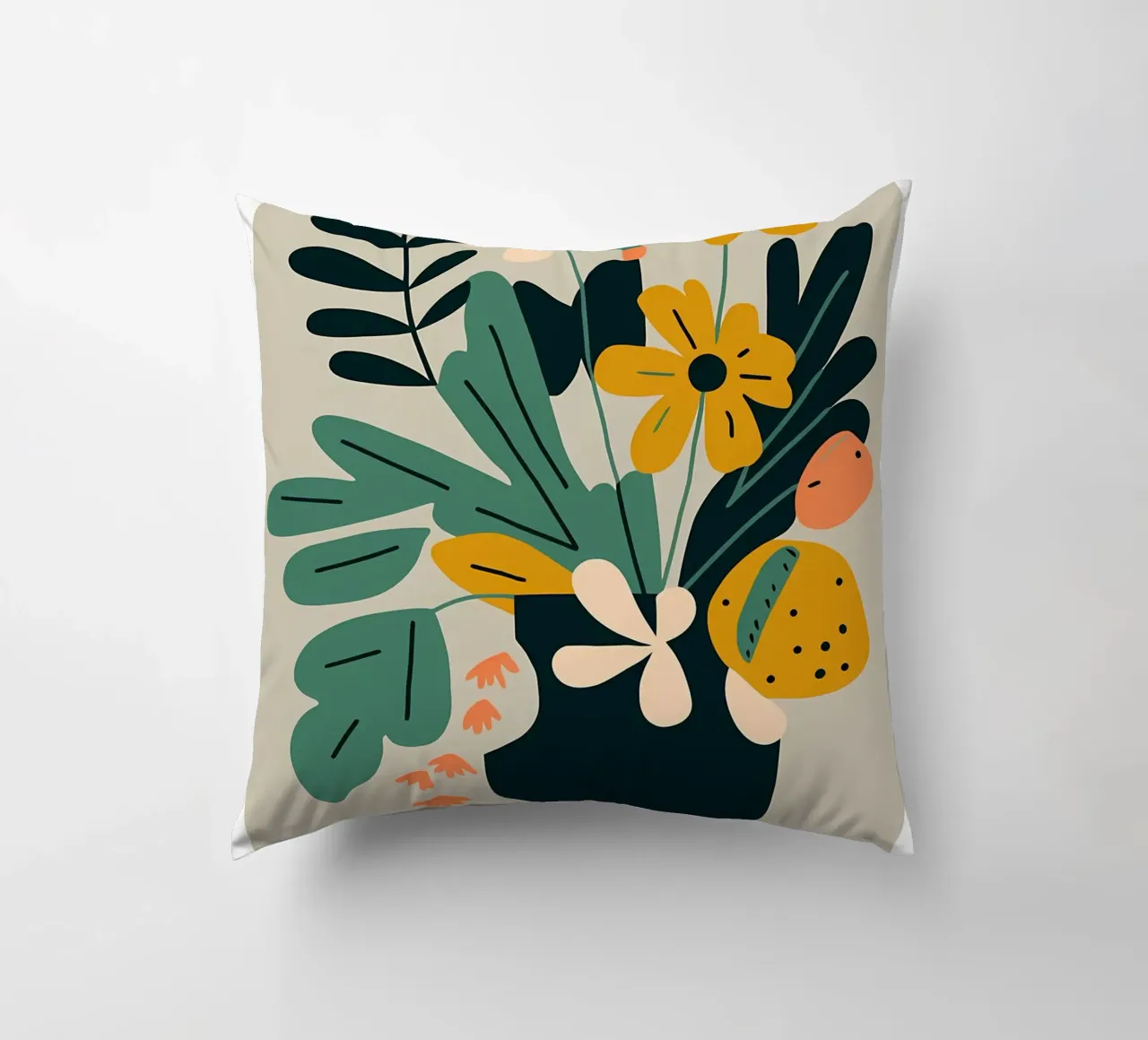 Illustrazione di fiori cuscino da Locquinn Fuller
