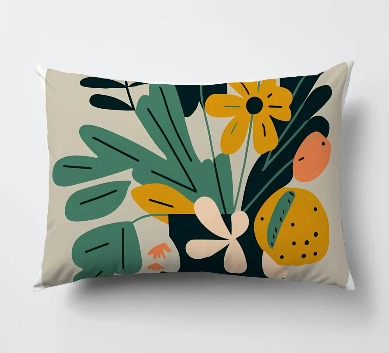 Illustrazione di fiori cuscino da Locquinn Fuller