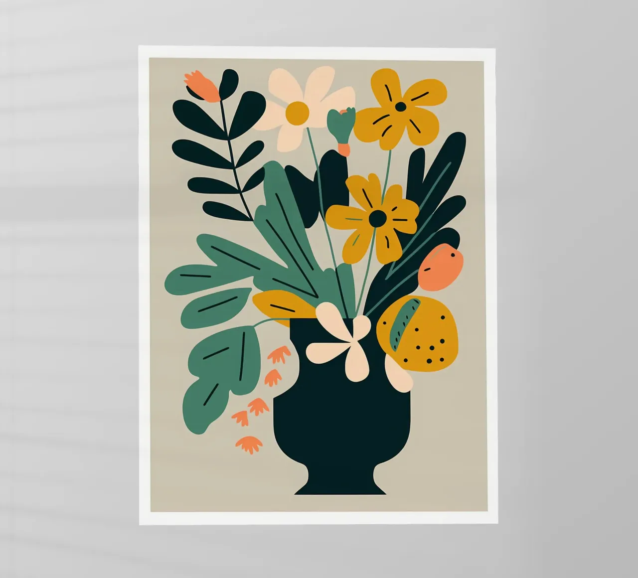 Illustrazione di fiori pellicola backlit da Locquinn Fuller