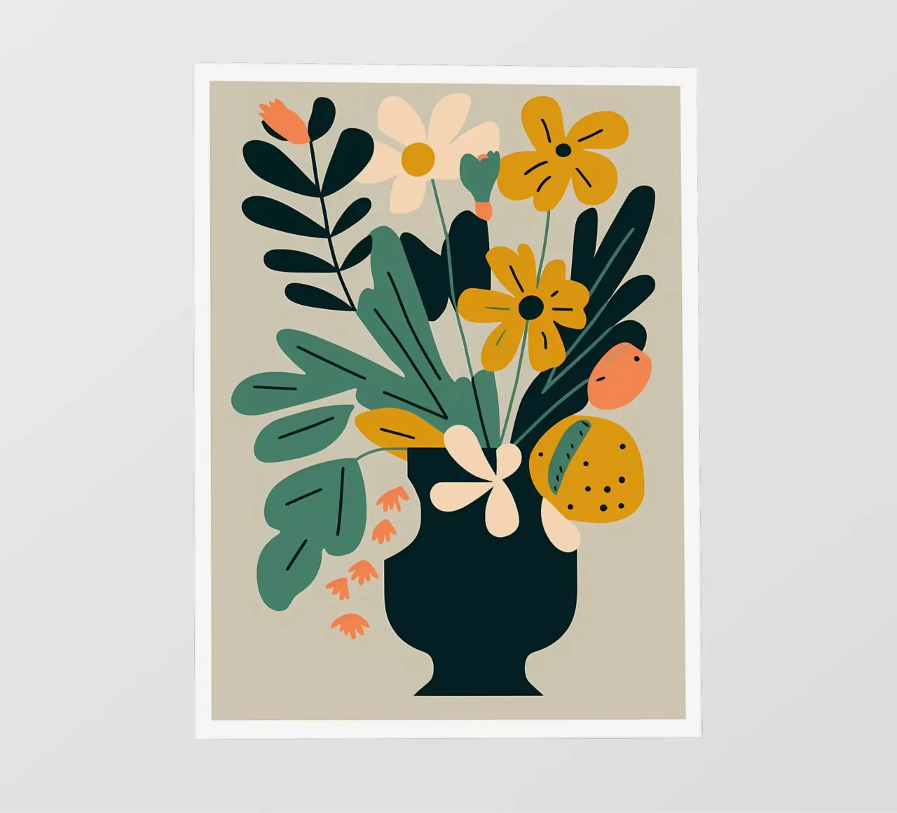 Illustrazione di fiori pellicola backlit da Locquinn Fuller